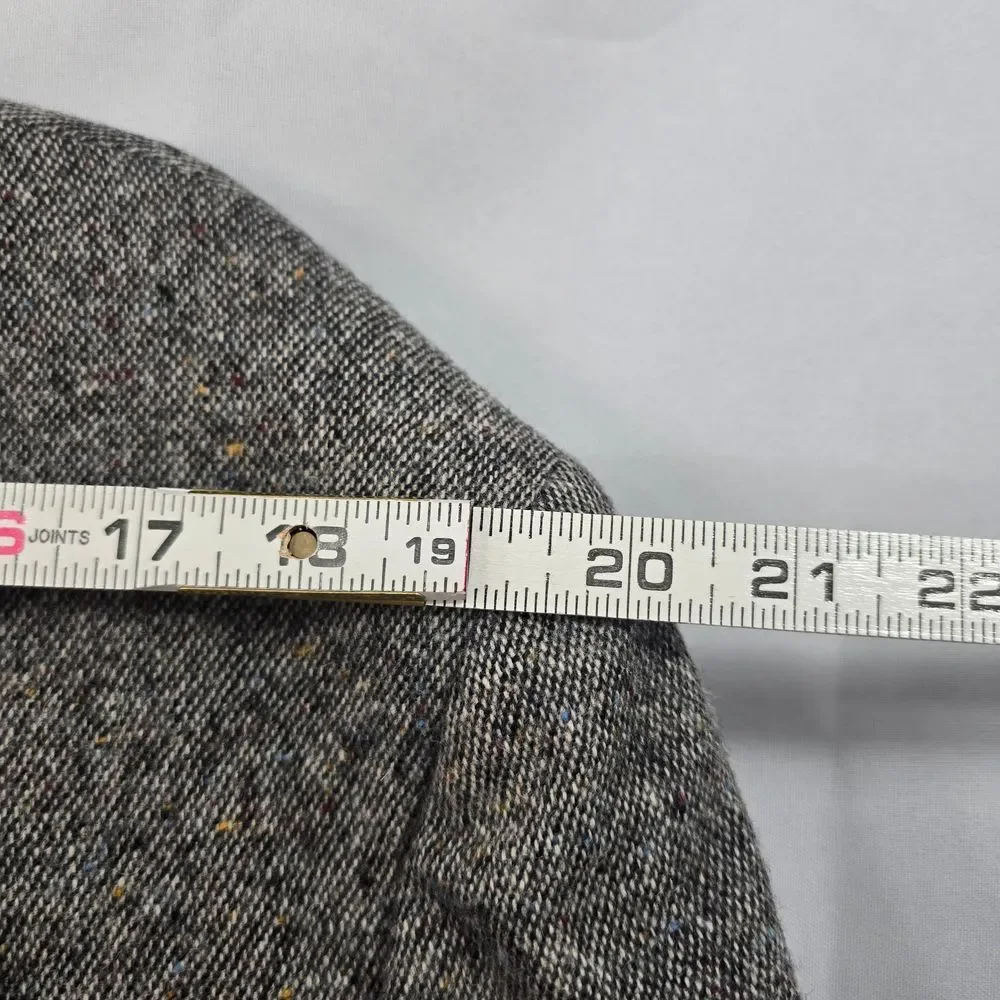 VTG Stafford Men's 44R Tweed Sport Coat Blazer Two Button Brown Wool Elbow Patch